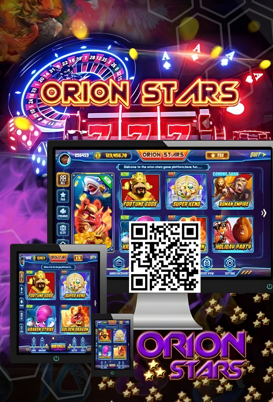 orion stars vip login